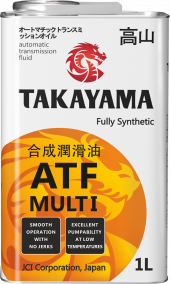 Масло трансм. ATF Multi TAKAYAMA (1л) 1*12шт Масло трансм. ATF Multi TAKAYAMA (1л) 1*12шт
