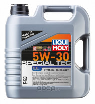 Масло мотор. 5W30 Liqui Moly Special Tec LL API SL ACEA A3/B4 пластик (4 л.) 1*4 шт. (7654) Масло мотор. 5W30 Liqui Moly Special Tec LL API SL ACEA A3/B4 пластик (4 л.) 1*4 шт. (7654)