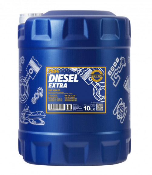 Масло полусинт.MANNOL 7504 Diesel Extra SAE 10W40  (10л.)