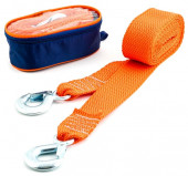 Буксировочный трос ОБЪЕМНЫЙ ТОП АВТО 10 т 2 крюка, 5 метров, сумка Буксировочный трос ОБЪЕМНЫЙ ТОП АВТО 10 т 2 крюка, 5 метров, сумка