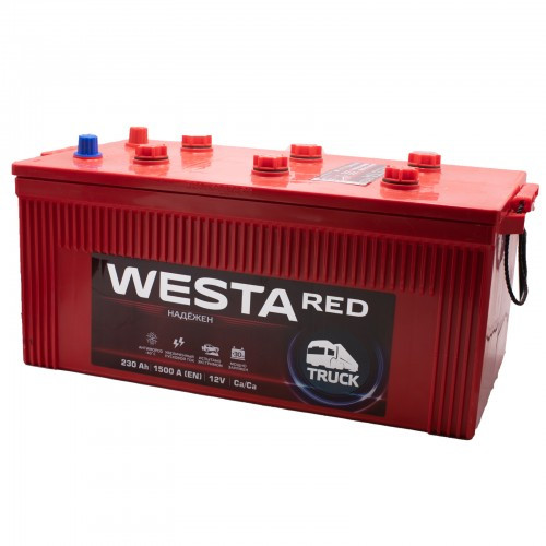 Аккумулятор 6ст-230 Westa Red (п.т. 1500А) Евро