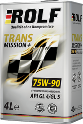 Масло трансм. ROLF Transmission SAE 75W90 API GL-4/5 (4л) 1*4шт Масло трансм. ROLF Transmission SAE 75W90 API GL-4/5 (4л) 1*4шт