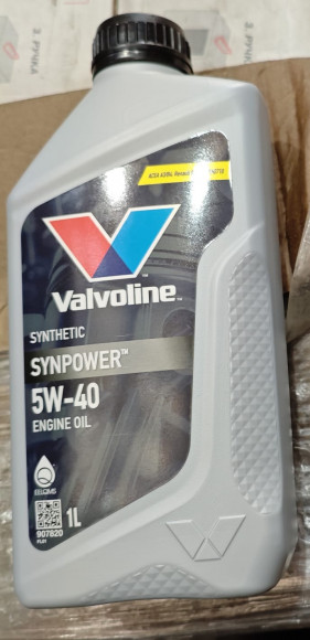 Масло мотор. 5W40 Valvoline SYNPOWER SN/CF A3/B4 пластик (1 л.) 1*12 шт. Масло мотор. 5W40 Valvoline SYNPOWER SN/CF A3/B4 пластик (1 л.) 1*12 шт.