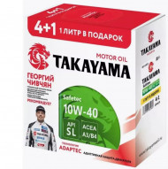 Акция 4+1 Масло мотор. TAKAYAMA Safetec 10W40 SN/CF A3/B4 (4л) 1*3шт Акция 4+1 Масло мотор. TAKAYAMA Safetec 10W40 SN/CF A3/B4 (4л) 1*3шт
