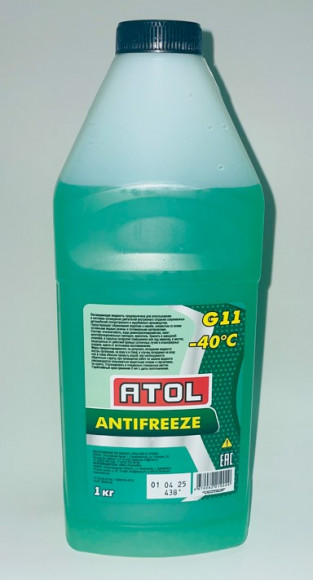Антифриз A-40 ATOL зелёный  (1 кг) 1*15шт
