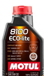 Масло мотор.  5W30 MOTUL 8100 ECO-LITE SP GF-6a пластик (1 л.) 1*12 шт.