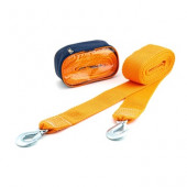 Буксировочный трос РОСТРОС 10 т 2 крюка, 6 метров, сумка Буксировочный трос РОСТРОС 10 т 2 крюка, 6 метров, сумка