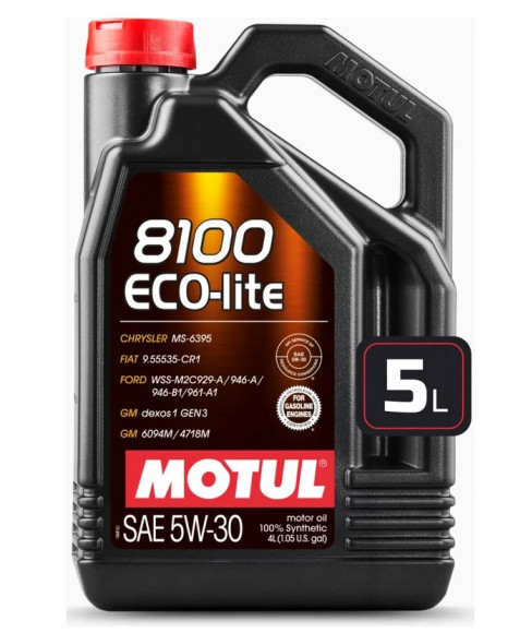 Масло мотор. 5W30 MOTUL 8100 ECO-LITE SP GF-6a пластик (5 л.) 1*4 шт. Масло мотор. 5W30 MOTUL 8100 ECO-LITE SP GF-6a пластик (5 л.) 1*4 шт.