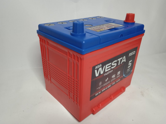 Аккумулятор 6ст- 65 Westa Red ASIA (п.т. 600А) Евро