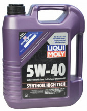 Масло мотор. 5W40 Liqui Moly Synthoil High Tech API SN ACEA A3/B4 пластик (5 л.) 1*4 шт. (1925) Масло мотор. 5W40 Liqui Moly Synthoil High Tech API SN ACEA A3/B4 пластик (5 л.) 1*4 шт. (1925)