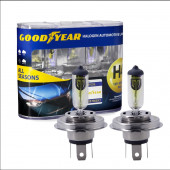 Лампа автомобильная галогенная Goodyear Н4 12V 60/55W P43t All seasons (бокс: к-т 2шт) Лампа автомобильная галогенная Goodyear Н4 12V 60/55W P43t All seasons (бокс: к-т 2шт)
