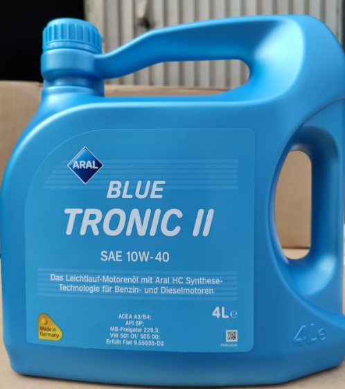 Масло мотор. 10W40 Aral Blue Tronic II SP A3/B4 пластик (4 л.) 1*4 шт.