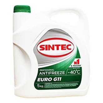 Антифриз A-40 Sintec Euro G11 (ЗЕЛЁНЫЙ) 3кг (1*4шт)