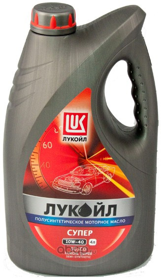 Масло мотор. 10W40 ЛУКОЙЛ СУПЕР API SG/CD  (4л) 1*4шт