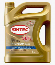 Акция 5л по цене 4л Масло мотор. SINTEC PREMIUM 9000 SAE 0W30 ACEA C3 API SP/CF (5л) 1*4шт Акция 5л по цене 4л Масло мотор. SINTEC PREMIUM 9000 SAE 0W30 ACEA C3 API SP/CF (5л) 1*4шт