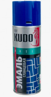 KUDO Эмаль универсальная Синяя Глянцевая KU-1011 (1*12шт) KUDO Эмаль универсальная Синяя Глянцевая KU-1011 (1*12шт)