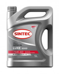 Акция 5л по цене 4л Масло мотор. SINTEC LUXE 5000 SAE 5W40 API SL/CF 5л (1*4шт) Акция 5л по цене 4л Масло мотор. SINTEC LUXE 5000 SAE 5W40 API SL/CF 5л (1*4шт)
