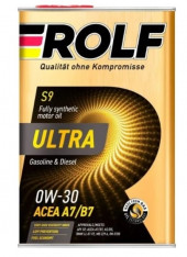 Масло мотор. ROLF ULTRA 0W30 ACEA  A7/B7 API SP (1л) 1*12шт