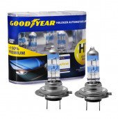 Лампа автомобильная галогенная Goodyear Н7 12V 55W PX26d Premium +150% (бокс: к-т 2шт) Лампа автомобильная галогенная Goodyear Н7 12V 55W PX26d Premium +150% (бокс: к-т 2шт)