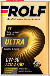Масло мотор. ROLF ULTRA 0W30 ACEA  A7/B7 API SP (4л) 1*4шт
