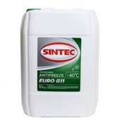 Антифриз A-40 Sintec Euro G11 (ЗЕЛЁНЫЙ)10кг (1*2шт) Антифриз A-40 Sintec Euro G11 (ЗЕЛЁНЫЙ)10кг (1*2шт)
