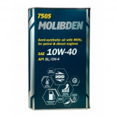 Масло мотор. MANNOL MOLIBDEN BENZIN 10W-40 1 л. ЖБ 1*20