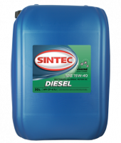 Масло мотор.1SINTEC DIESEL SAE 15W40 API CF-4/CF/SJ 20л Масло мотор.1SINTEC DIESEL SAE 15W40 API CF-4/CF/SJ 20л