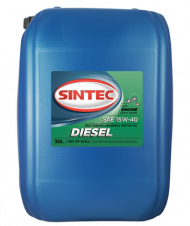 Масло мотор.1SINTEC DIESEL SAE 15W40 API CF-4/CF/SJ 20л Масло мотор.1SINTEC DIESEL SAE 15W40 API CF-4/CF/SJ 20л