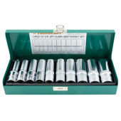 S04HD411S Набор головок торцевых глубоких 1/2"DR, 10-24 мм, 11 предметов S04HD411S Набор головок торцевых глубоких 1/2"DR, 10-24 мм, 11 предметов