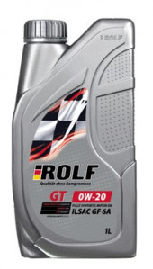 Масло мотор. ROLF GT 0W20 ILSAC GF-6A  API SP ПЛАСТИК 1л (1*12шт)