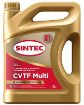 Масло трансм. CVTF Multi SINTEC (4л) 1*4шт Масло трансм. CVTF Multi SINTEC (4л) 1*4шт