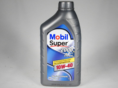 Масло мотор. 10W40 Mobil Super 2000 X1 (1л) пластик 1*12 шт.(Турция)