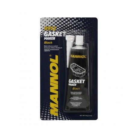 Герметик черный силиконовый  (от -40 С до +230 С) MANNOL Gasket Maker Black (85гр.) 1*12шт.9912