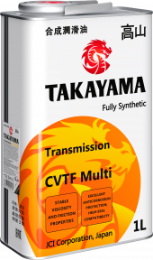 Масло трансмиссионное "TAKAYAMA СVTF Multi" 1л (1*12) Масло трансмиссионное "TAKAYAMA СVTF Multi" 1л (1*12)