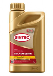 Масло трансм. SINTEC 75W90 Transmission GL-4/GL-5 (1л) 1*12шт Масло трансм. SINTEC 75W90 Transmission GL-4/GL-5 (1л) 1*12шт