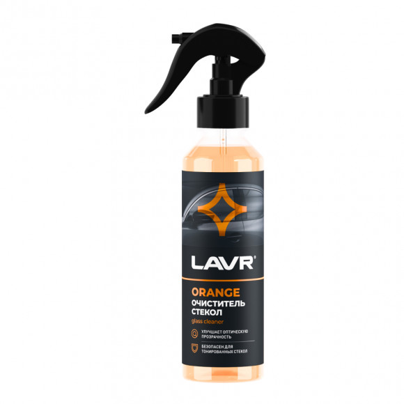Ln1611 Очиститель стекол Orange, LAVR 255 мл 1*20шт