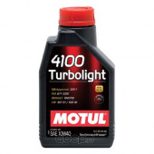 Масло мотор. MOTUL 4100 TURBOLIGHT 10W40 1л (1*12шт) Масло мотор. MOTUL 4100 TURBOLIGHT 10W40 1л (1*12шт)