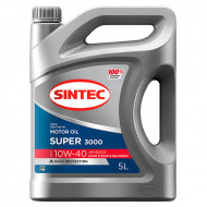 Масло мотор. SINTEC SUPER 3000 SAE 10W40 API SG/CD 5л (1*4шт) Масло мотор. SINTEC SUPER 3000 SAE 10W40 API SG/CD 5л (1*4шт)