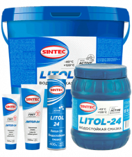 Смазка Литол-24 Sintec СТО (400г) картуш 1*15 Смазка Литол-24 Sintec СТО (400г) картуш 1*15
