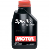 Масло мотор. MOTUL  SPECIFIC VW 504/507 5W30 (1 л) (1*12)