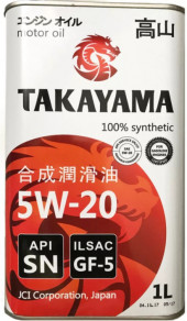 Масло моторное TAKAYAMA SAE 5W20 ILSAC GF-5 API SN (1л)