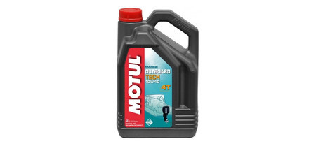 Масло мотор. MOTUL 10W40 OUTBOARD TECH 4T (5л) 1*4 шт.