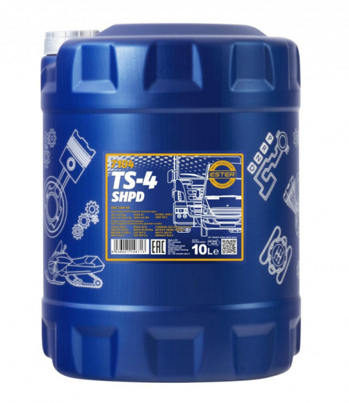 Масло мотор. 15W40 MANNOL TS-4 Extra API CI-4/CH-4/SL ACEA E7 ACEA A3/B4 JASO DH-1 (10л.)