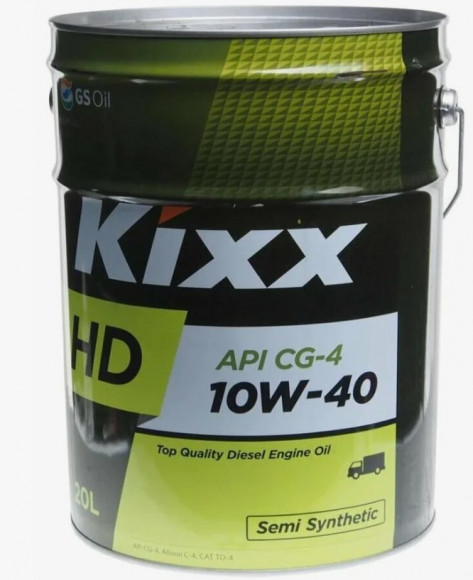 Масло мотор. 10W40 Kixx HD CG-4 металл 20 л.