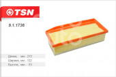 911736 Фильтр TSN воздушный Lada VESTA X-Ray LARGUS 21129 до 08.2019 911736 Фильтр TSN воздушный Lada VESTA X-Ray LARGUS 21129 до 08.2019