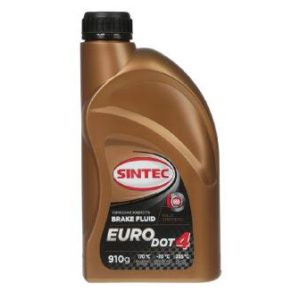 Жидкость тормоз. ДОТ-4 Sintec EURO 0,910гр (1*12шт) Жидкость тормоз. ДОТ-4 Sintec EURO 0,910гр (1*12шт)