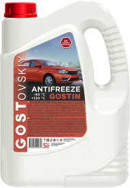 Антифриз "ГОСТовский" (КРАСНЫЙ) 5кг (1*3шт) Антифриз "ГОСТовский" (КРАСНЫЙ) 5кг (1*3шт)