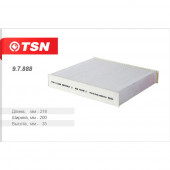 97888 Фильтр TSN салона пылевой LADA VESTA, X-RAY, RENAULT Logan II, Sandero II, Clio IV, Captur 97888 Фильтр TSN салона пылевой LADA VESTA, X-RAY, RENAULT Logan II, Sandero II, Clio IV, Captur