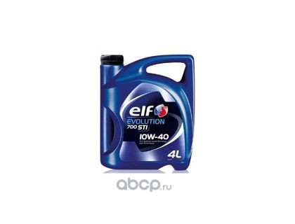 Масло мотор. 10W40 ELF Evolution 700 STI API SN/CF ACEA A3/B4 пластик (4 л.) 1*3 шт.