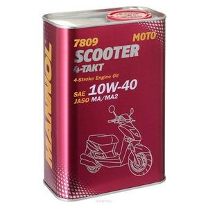 7809 Синт. моторн. масло для скутеров 4-Takt Scooter 10W40 (1л.) metal 1*12шт.
